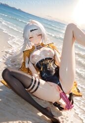 ai_generated ass dildo hi_res newstudioai thighhighs tights wet yixuan_(zenless_zone_zero) zenless_zone_zero zzz