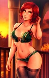 triss merigold from cd projekt red by iahfy