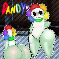 1boy 1femboy :3 ass ass_bigger_than_head big_ass dandy's_world dandy_(dandy's_world) degradedlulu roblox smiling tagme thicc thighs_bigger_than_head