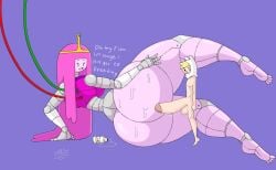1boy 1girls adventure_time age_difference ass breasts bubble_ass bubble_butt couple female finn_the_human huge_ass huge_breasts huge_cock huge_thighs human hyper_penis imminent_penetration imminent_sex larger_female larger_female_smaller_male long_hair male milf naked naked_male older_female older_female_and_younger_male penis pink_body pink_hair princess_bubblebutt princess_bubblegum robot robot_girl size_difference smaller_male varix varix_(edit) younger_male
