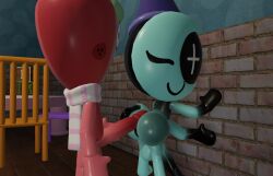 2boys against_wall astro_(dandy's_world) dandy's_world exposed_anus femboy gay roblox sprout_(dandy's_world) srnubo