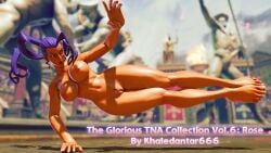 3d ass big_breasts breasts bubble_butt busty capcom female female_focus female_only hourglass_figure italian italian_female khaledantar666 long_hair mod purple_hair rose_(street_fighter) street_fighter street_fighter_v tagme wide_hips