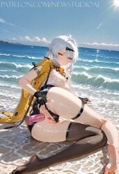 ai_generated ass dildo hi_res newstudioai thighhighs tights wet yixuan_(zenless_zone_zero) zenless_zone_zero zzz