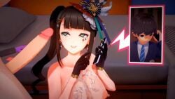 3d animated drtarnished futa_on_female futanari intersex light-skinned_female light-skinned_futa love_live! love_live!_nijigasaki_high_school_idol_club rwby tagme video weiss_schnee