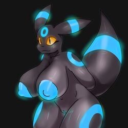 1:1 1girls 2019 absurd_res alternate_color anthro anthrofied areolae big_breasts big_eyes bioluminescence black_fur blue_fur blue_pussy blue_skin breasts eeveelution female female_only glowing hi_res huge_ass huge_breasts lime09 nintendo nipples nude orange_eyes pokémon_(species) pokemon pokemon_(species) pokemon_gsc pokemorph pussy shiny_pokemon solo umbreon video_games