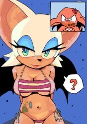 knuckles the echidna from sonic (series) by ironicnotsavage