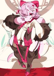 aspirindabaitu big_breasts breasts cleavage female furry huge_breasts tagme thick_thighs wide_hips