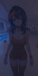 ai_generated miside sleepy_mita swimming_pool