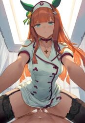 1girls ai_generated animal_ears anthropomorphization artist_request eyes female hair legs silence_suzuka_(umamusume) skin tagme umamusume umamusume_pretty_derby young