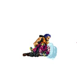 animated k9999 king_of_fighters kula_diamond pixel_art teramussa