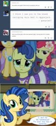 apple_bloom_(mlp) ask caesar_(mlp) comic count_caesar_(mlp) crotchboobs dead_source female flashequestria mare masquerade_(oc) milky_way_(mlp) my_little_pony oc perry_pierce_(mlp) pokey_pierce_(mlp) pony sunshower_raindrops_(mlp) tumblr