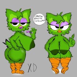 duolingo furry green_bird la_gata_(artist) whore_eyes whores wtf