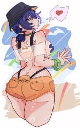 belle (summer skies) (zenless zone zero) from zenless zone zero by sleepingsoul