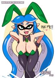 1girls 2019 bare_shoulders big_ass big_breasts big_butt big_thighs blue_hair blush bodysuit breast breasts bunny_costume bunny_ears bunny_tail bunnysuit collar face_mask female gomizombi green_clothing green_eyes heart heart_symbol imminent_sex inkling inkling_girl legwear light-skinned_female light_skin long_hair looking_at_viewer naughty naughty_face naughty_smile pantyhose skajrzombie smile smiley_face smiling smiling_at_partner smiling_at_viewer solo solo_female solo_focus squid_girl squid_humanoid squirt standing text thick_ass thick_thighs tight_clothes tight_clothing wanting_cock wanting_cum wanting_sex wants_cum wants_dick wants_to_be_fucked wants_to_fuck wants_to_play white_body