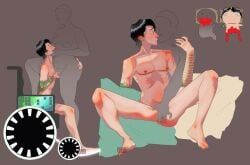 chest_scar date_everything light-skinned_male mac_(date_everything) male_only tagme tattooed_arm tattoos transgender_male transmasc wheelchair