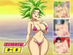 beach dragon_ball dragon_ball_super dragon_ball_z kefla megacd sano-br