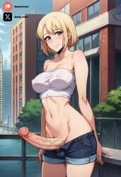 1futa ai_generated blonde_hair blonde_hair breasts cha_hae-in cha_hae_in cock colored dick futa_only futanari futanari futanari/female light_skin light_skinned_futanari nickythecreator penis sexy sexy_body sexy_pose solo_leveling testicles veiny_penis violet_eyes