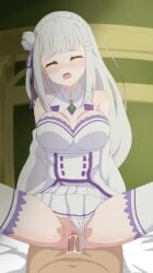 animation big_breasts clothes cum_in_pussy elf elf_ears elf_female elf_girl emilia_(re:zero) female flower_in_hair flower_ornament gureuto hair_ornament half-elf light-skinned_female light_skin long_hair male male/female medium_breasts pointy_ears princess purple_eyes re:zero_kara_hajimeru_isekai_seikatsu royal_slut royalty sex silver_hair tagme thighhigh_boots very_long_hair video white_hair