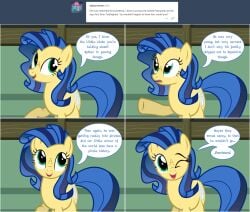 ask bad_pun big_crotchboobs comic crotchboobs dead_source dialogue earth_pony female flashequestria freckles huge_crotchboobs impossibly_large_crotchboobs milky_way_(mlp) my_little_pony oc oc_only pony pun show_accurate solo solo_female tumblr