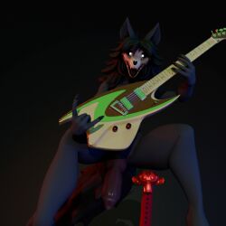 3d animal_genitalia animal_penis anthro big_penis black_background blender_(artwork) bone canid canine canine_genitalia canine_penis digital_media_(artwork) electric_guitar genitals glowing glowing_eyes guitar hair impaer_jaster long_hair mal0 mal0_(species) male malo mammal messy_hair musical_instrument penis playing_guitar playing_music plucked_string_instrument scp-1471 scp-1471-a scp-1471-a_(da.nilkaz) scp_foundation sharp_teeth simple_background sitting skull skull_head skulldog_(species) solo string_instrument tail teeth