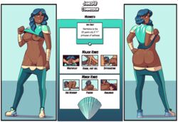 ! 1girls 2019 anal anal_sex anilingus ass_grab ass_worship blue_hair brown_eyes character_profile character_sheet commission dark-skinned_female digital_media_(artwork) earrings erect_nipples female female_only human human_only jamesab light-skinned_male looking_at_viewer mermista model_sheet mouth_hold mouth_play mouthplay no_panties nude paizuri penis sea_hawk seashell she-ra_and_the_princesses_of_power shirt_lift spitroast standing straight text