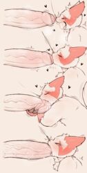 1boy 2019 ambiguous_gender anthro big_penis blush bodily_fluids chubby closed_eyes cock_worship comic dialogue disembodied_penis duo facial_piercing fellatio foreskin half-closed_eyes hand_on_penis heart huge_cock huge_penis humanoid_penis hyper hyper_penis kiss licking long_penis male male_only mammal nintendo nose_piercing nose_ring oral partially_retracted_foreskin penile penis penis_kissing penis_lick piercing pokémon_(species) pokemon pokemon_(species) pokemon_rse red_eyes red_fur retracted_foreskin saliva sequence side_view simple_background sweat syuro tears thick_penis tongue tongue_out uncircumcised uncut veins veiny_penis video_games wet zangoose