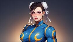 1girls ai_generated breasts bust busty capcom chun-li digital_media_(artwork) female light-skinned_female light_skin rambo60 street_fighter street_fighter_6