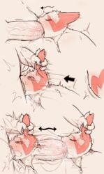 1boy 2019 ambiguous_gender balls balls_deep big_penis blush bodily_fluids chubby closed_eyes comic deepthroat dialogue duo facial_piercing fellatio forced forced_oral foreskin huge_cock huge_penis hyper hyper_penis japanese_text long_penis male male_only mammal motion_blur nintendo nose_piercing nose_ring oral penile penis piercing pokémon_(species) pokemon pokemon_(species) pokemon_rse red_eyes red_fur rough_sex sequence simple_background sweat syuro tears text thick_penis translation_request uncircumcised veins veiny_penis video_games wet zangoose