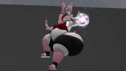 1boy big_ass breasts bubble_butt eeveelution huge_ass pokemon pokemon_(species) queenofthekabuto sylveon thick_thighs wide_hips