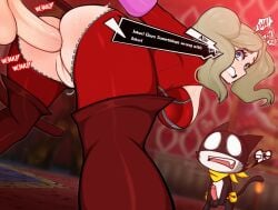 alternate_version_available anal_sex ann_takamaki balls being_watched big_ass big_breasts big_penis bodysuit brainwashed bubble_butt cuckold deep_penetration dominant_male english_text gameplay_mechanics getting_erect heartbroken joker_(persona) megami_tensei moaning moaning_in_pleasure morgana_(persona) no_mask persona persona_5 persona_5_royal phantom_thief_suit pleasure_face pounding_ass pretending_not_to_like_it pussy pussy_juice_drip questionable_consent ren_amamiya ripped_bodysuit saliva_drip scocks4you status_ailment talking teeth_clenched thrusting thrusting_hard thrusting_into_ass weak wet_pussy