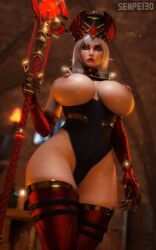 1girls 3d big_ass big_breasts blizzard_entertainment breasts bust busty curvaceous curvy curvy_figure female female_focus hips hourglass_figure huge_ass huge_breasts large_ass large_breasts legs light-skinned_female light_skin mature mature_female sally_whitemane senpei3d slim_waist thick thick_hips thick_legs thick_thighs thighs top_heavy voluptuous waist warcraft wide_hips world_of_warcraft