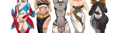 5girls aspirindabaitu big_breasts breasts breath_of_the_wild character_request cleavage female female_only gerudo huge_breasts imp midna mineru mipha multiple_girls princess_zelda riju tagme tears_of_the_kingdom the_legend_of_zelda thick_thighs twilight_princess whitewashed wide_hips zelda_(tears_of_the_kingdom) zonai