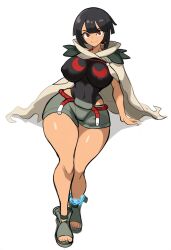 ai_generated big_breasts female female_focus female_only full_body mullon novelai pokemon pokemon_oras solo solo_female thick_thighs zinnia_(pokemon)