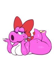 1girls anthro ass birdo breasts claws feet female justcheezit mario_(series) nintendo nude scalie super_mario_bros. tail thick_thighs thighs video_games