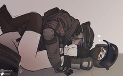 1boy 1girls akirasashi breasts cum duo faceless_male gloves heart helmet jackal_(rainbow_six) leg_lock mira_(rainbow_six) missionary missionary_position rainbow_six rainbow_six_siege sex shirt_lift straight tagme tom_clancy