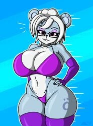 1girls ash_(ashcoolbear) belyasnikov big_breasts bikini bikini_bottom bikini_top breasts busty curvy curvy_figure female female_only giant_breasts gigantic_breasts hand_on_hip hourglass_figure huge_breasts huge_thighs large_breasts massive_breasts plump_thighs slim_waist stockings thick_thighs thighs thunder_thighs voluptuous voluptuous_female