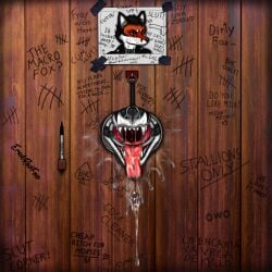 1:1 absurd_res after_fellatio after_oral after_sex ambiguous_fluids angry anthro ball_gag bdsm bdsm_gear black_ball_gag black_body black_fur black_fur_markings black_hair black_nose bodily_fluids bondage bound breathable_gag brown_eyes canid canine collar cum cum_drip cum_from_nose cum_in_mouth cum_in_nose cum_inside cum_on_face cum_on_tongue dripping drool_on_face drooling drooling_tongue english_text erickredfox facial_piercing forced forced_oral fox fur fur_markings furniture gag gagged gagged_drooling genital_fluids glory_hole glory_hole_station hair hi_res huge_filesize jewelry leaking leaking_cum leaking_precum leash leash_in_mouth leash_pull male mammal marker markings mouth_shot multicolored_body multicolored_fur necklace nose_piercing nose_ring object_in_mouth open_mouth oral oral_penetration pencil_(object) penetration photo picture_frame piercing piercing_bondage pink_tongue precum precum_drip precum_on_face precum_on_tongue precum_string red_body red_fox red_fur redrick_(erickredfox) restrained ring ring_gag ring_piercing saliva saliva_drip saliva_on_tongue saliva_string sex sharp_teeth simple_background solo spanish_text tally_marks tape teeth teeth_showing text through_wall tongue tongue_out tongue_piercing true_fox wall_(structure) western_tally_marks white_body white_fur wood wood_furniture wood_wall