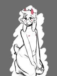 deltarune furry goat nipples pompsadoodle ralsei twink undertale