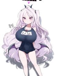 1girl big_breasts blue_archive hina_(blue_archive) hina_(swimsuit)_(blue_archive) huge_breasts joe_biden lit long_hair solo solo_female swimsuit