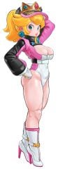 1girls ass big_breasts big_thighs breasts breasts_out cleavage cleavage_cutout curvy curvy_body curvy_female curvy_figure curvy_hips female fit fit_female looking_at_viewer mario_(series) mineru128127 nintendo princess_peach princess_peach_(pro_racer) revealing_clothes skinny skinny_female solo_female tagme thick_ass thick_legs thick_thighs tits_out wide_hips wide_thighs