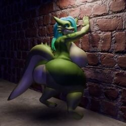 big_ass big_breasts breasts bubble_butt cleavage female furry huge_ass huge_breasts nipples notsafeforgek tagme thick_thighs twerking video wide_hips