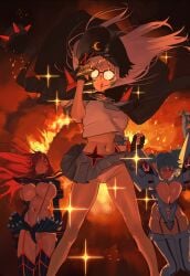 3girls ass background_explosion big_ass big_breasts big_thighs breasts bust busty curvaceous curvy curvy_figure embarrassed enormous_ass enormous_breasts explosion female goddess_of_victory:_nikke hintobento hips hourglass_figure huge_ass huge_breasts huge_thighs junketsu_(cosplay) large_ass large_breasts large_thighs legs mature mature_female multiple_females multiple_girls neon_(nikke) privaty_(nikke) rapi_(nikke) senketsu_(cosplay) slim_waist thick thick_ass thick_hips thick_legs thick_thighs thighs twintails voluptuous waist wide_hips