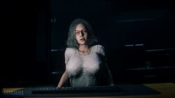 2girls 3d ada_wong animated bottomless capcom cerbskies dildo female female_only grace_ashcroft horsecock_dildo implied_oral implied_penetration implied_rimming longer_than_10_seconds looking_pleasured oral resident_evil rimming sitting sound tagme video yuri