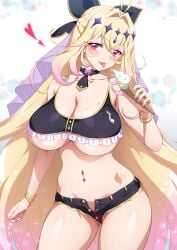 big_ass big_breasts cure_arcana_shadow ice_cream joy_ride licking_ice_cream meitantei_precure! moria_luluka moria_ruruka precure pretty_cure toei_animation tongue_out