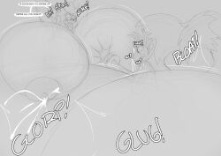 ahegao anthro belly big_belly big_breasts breastfeeding breasts canid canine denizen1414 drinking_milk duo eyes_closed fan_character female fox hands_behind_head heart_symbol hi_res huge_belly huge_breasts hyper hyper_belly hyper_breasts inflation lagomorph leporid liquid_inflation looking_pleasured male male/female mammal miles_prower moan monochrome open_mouth rabbit red_fox sega sonic_the_hedgehog_(series) speech_bubble sugar_the_rabbit tongue tongue_out true_fox