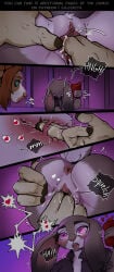 absurd_res acupa ambiguous_gender anthro anus biped black_clothing black_jacket black_topwear bodily_fluids bottomless bovid bovine cattle clitoral_hood clitoris clothed clothing comic disney equid equine female female/ambiguous female_anthro fingering genital_fluids genitals group heart_eyes heart_symbol hi_res horse humanoid_genitalia humanoid_vulva jacket jacket_only judy_hopps lagomorph leporid male_(lore) mammal rabbit sex silgiriya_mantsugosi stealth_sex topwear topwear_only trio unzipped_jacket urethra vaginal vaginal_fingering vaginal_fluids vulva zootopia