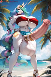 princess celestia (mlp) from my little pony by dustyfutaai