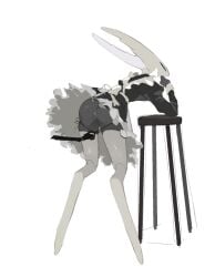 hollow_knight hollow_knight_(character) maid milktea25424633 tagme