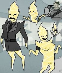 electricity genderless humanoid mewgenics uniform
