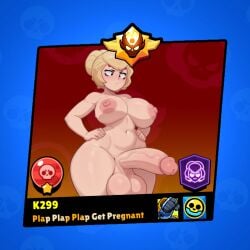 ai_generated brawl_stars charlie_(brawl_stars) futanari k299kchu